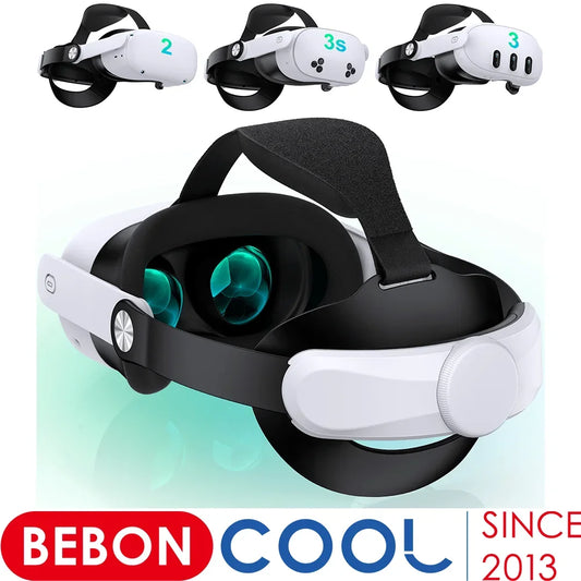 BEBONCOOL Adjustable Head Strap for Meta Quest 3S/Quest 3/Quest 2 Headstrap for VR Headset Accessories Enhanced Support