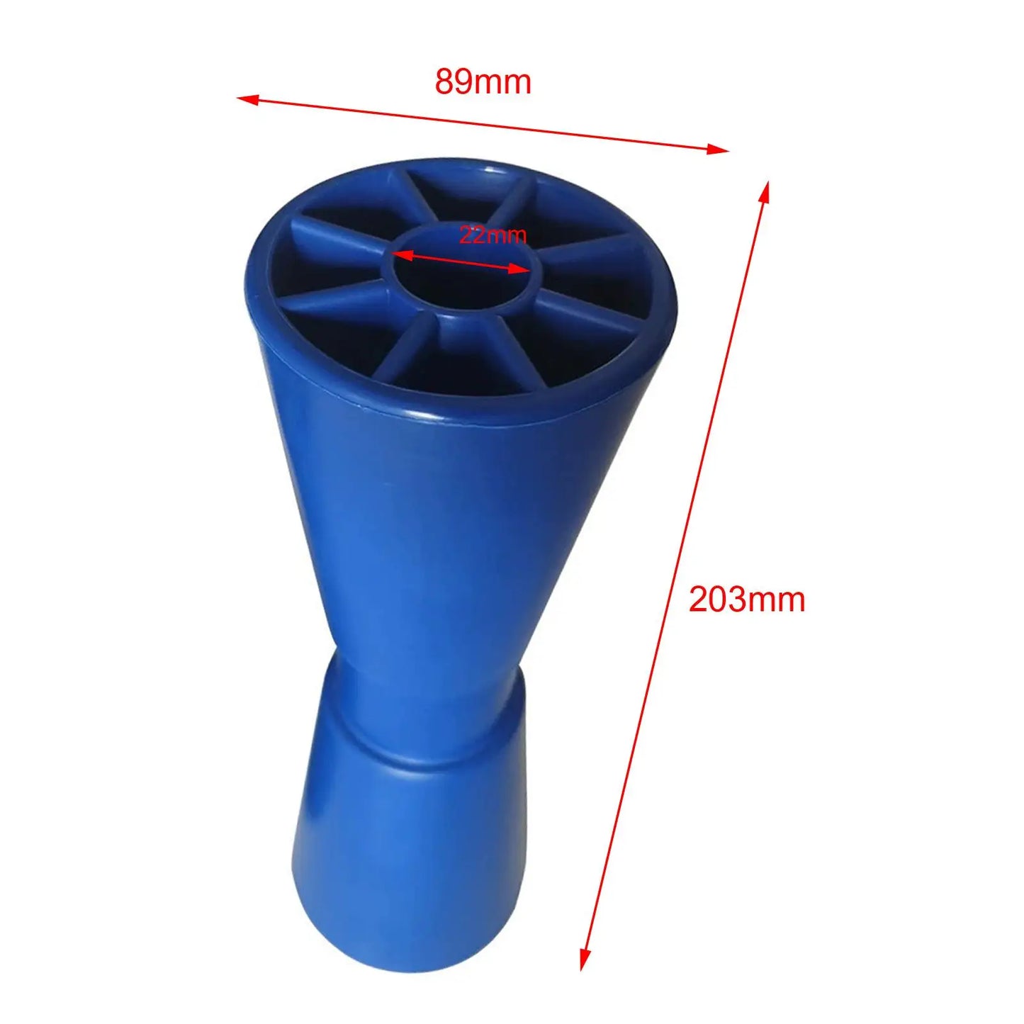 Boat Trailer Bow Roller Molded Diameter 3.50inch Components Blue Parts Rolling Tool for Warehouses Vehicle RV