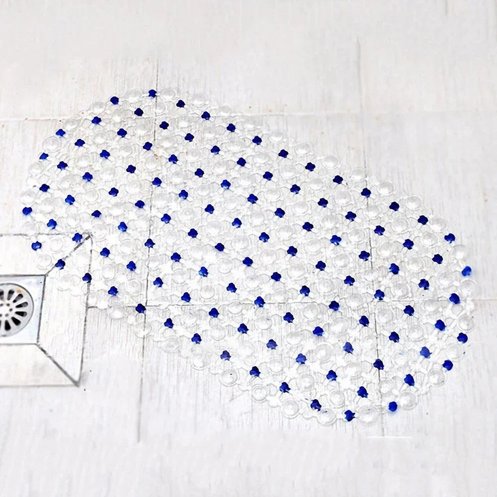 New Non-slip PVC Anti-skid Bath Mats Soft Shower Mat Massage Mat with Suction Cup Non-slip Bathtu Bath Mat Bathroom Accessories