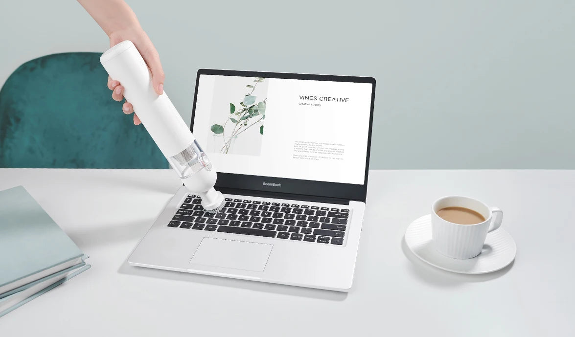 Xiaomi Mijia Mini Vacuum Cleaner, 13000Pa Portable Wireless One-Button Start 88000RPM Brushless Motor with Multi Nozzles for Car