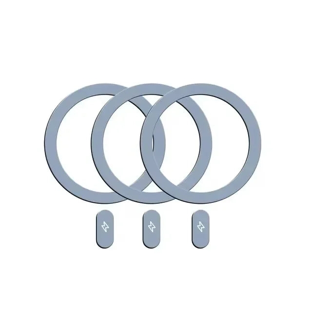 Magnetic Metal Plate Ring for Magsafe Wireless Charger Iron Sheet Sticker Magnet Cellphone Holder for IPhone 17 16 15 13 Pro Max
