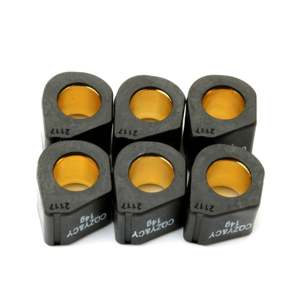 Racing Variator Roller Weights 21x17mm 9g 11.5g 13g 14g For Aprilia Atlantic 125 200 250 300ie Carnaby 250ie Sport City 200cc