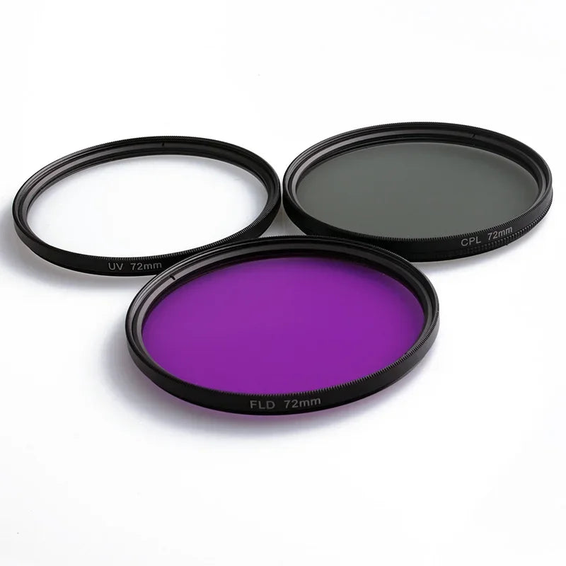 Lightdow Camera Lens Filter 6 in 1 Kits UV+CPL+FLD+ND 2 4 8 49mm 52 55 58 62 67 72 77 82mm Kit for Cannon Nikon Camera Lens