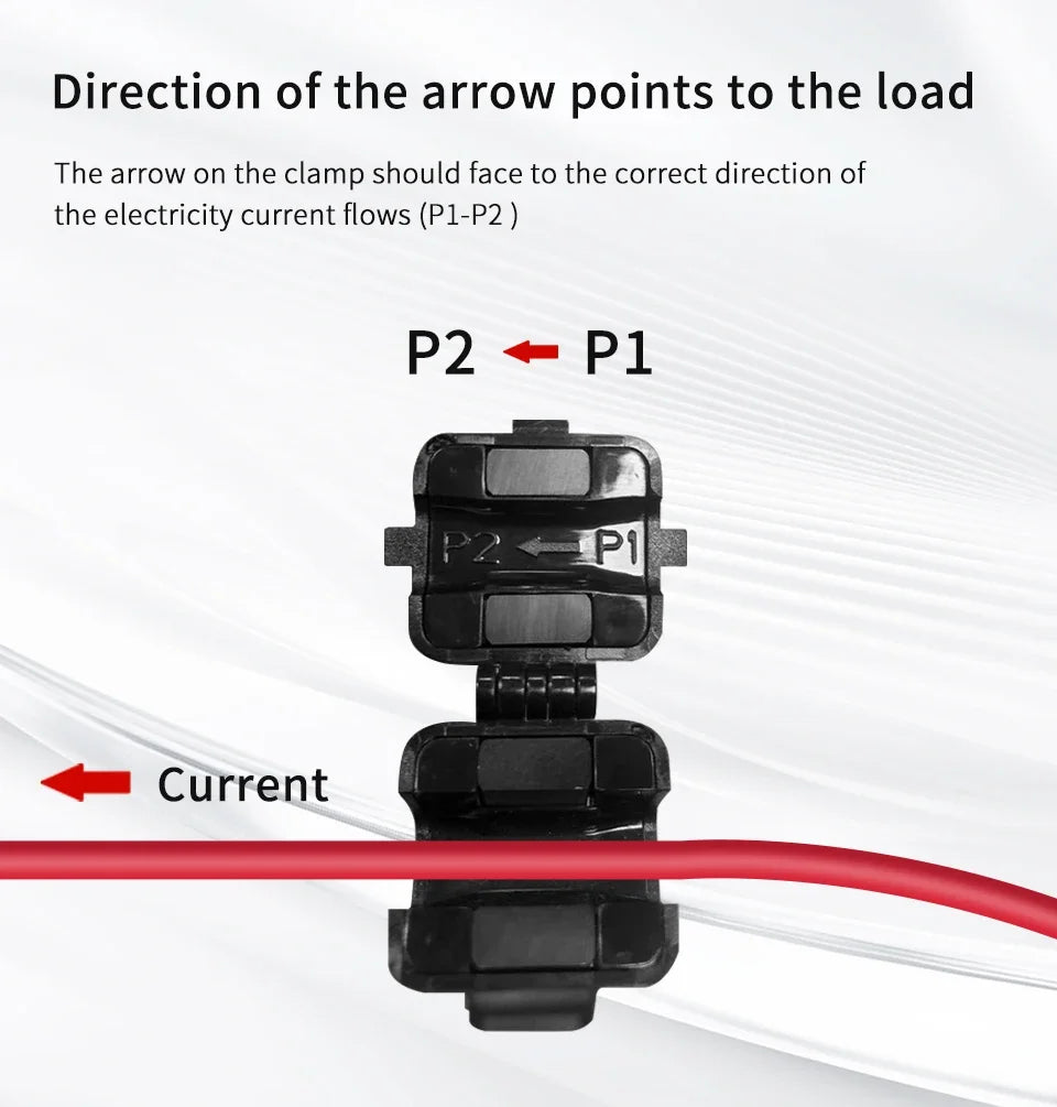 Tuya Smart Energy Monitor WiFi Energy Meter Dual Channel 80A Current Transformer Power Production Consumption Monitor Smart Home
