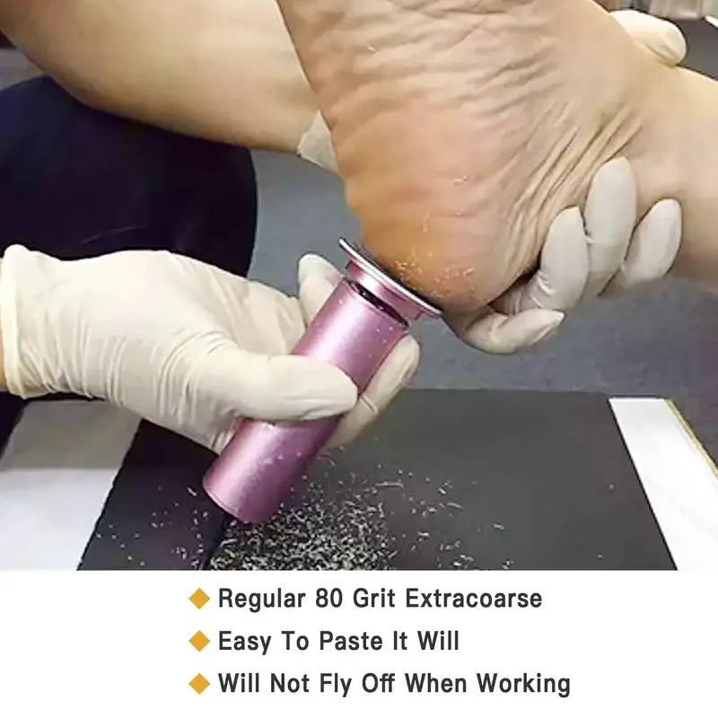 60Replaceable Sanding Disc Callus Remover Tool Electric Foot File Hard Callus Dead Skin Repair Foot Care Set