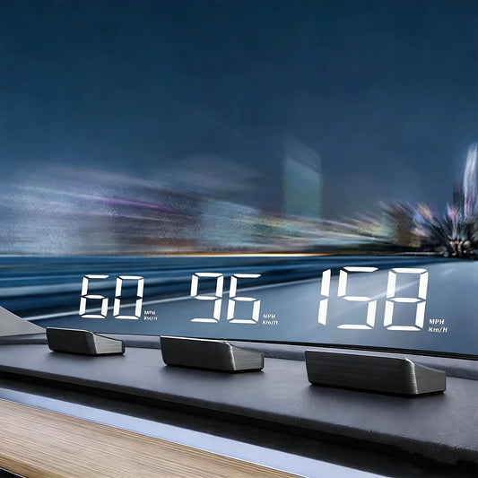2026 In-vehicle Speedometer HUD Head Up Display Digital Speed Meter Windshield Projector Vehicles Truck Electronics Accessorie