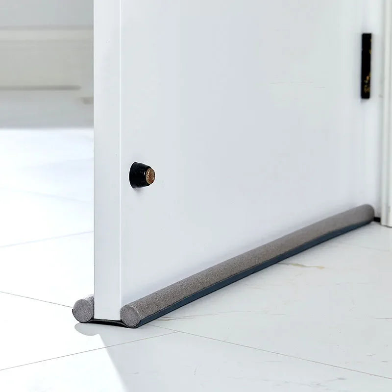 95cm Waterproof Seal Strip Draught Excluder Stopper Door Bottom Guard Double Silicone Rubber Seal Dustproof Soundproof