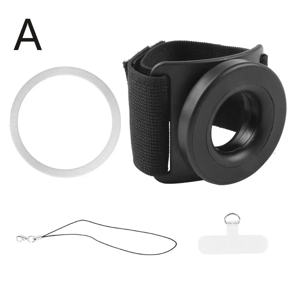 Wrist Strap Magnetic Phone Holder For Magsafe Mobile Phone Universal Wristband Magnetic Holder For Live VLOG Fitness Driver