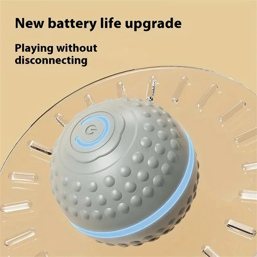 Smart Dog Toys Ball Electronic Interactive Cat Toy Pet Jump and Rolling Ball USB Automatic Moving Bouncing for Large Medium Dogs