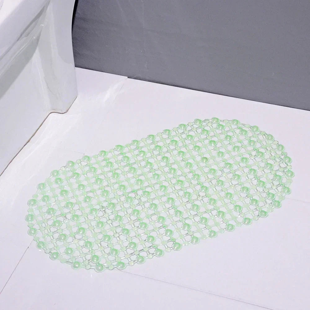 New Non-slip PVC Anti-skid Bath Mats Soft Shower Mat Massage Mat with Suction Cup Non-slip Bathtu Bath Mat Bathroom Accessories
