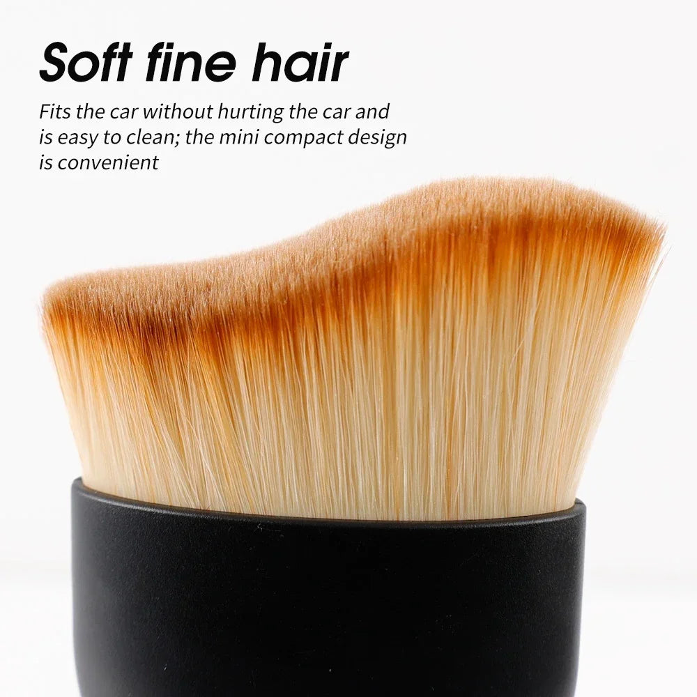 Car Interior Cleaning Brush Air Conditioning Outlet Soft Bristle Shelled Cleaning Brush Gaps Dust Removal Body Beauty Brush Tool