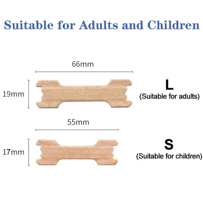 10/100/200pcs Anti Snoring Stickers Breathing Nasal Strips Physical Airway Expansion for Improved Nose Vent Comfort Sleep Aid
