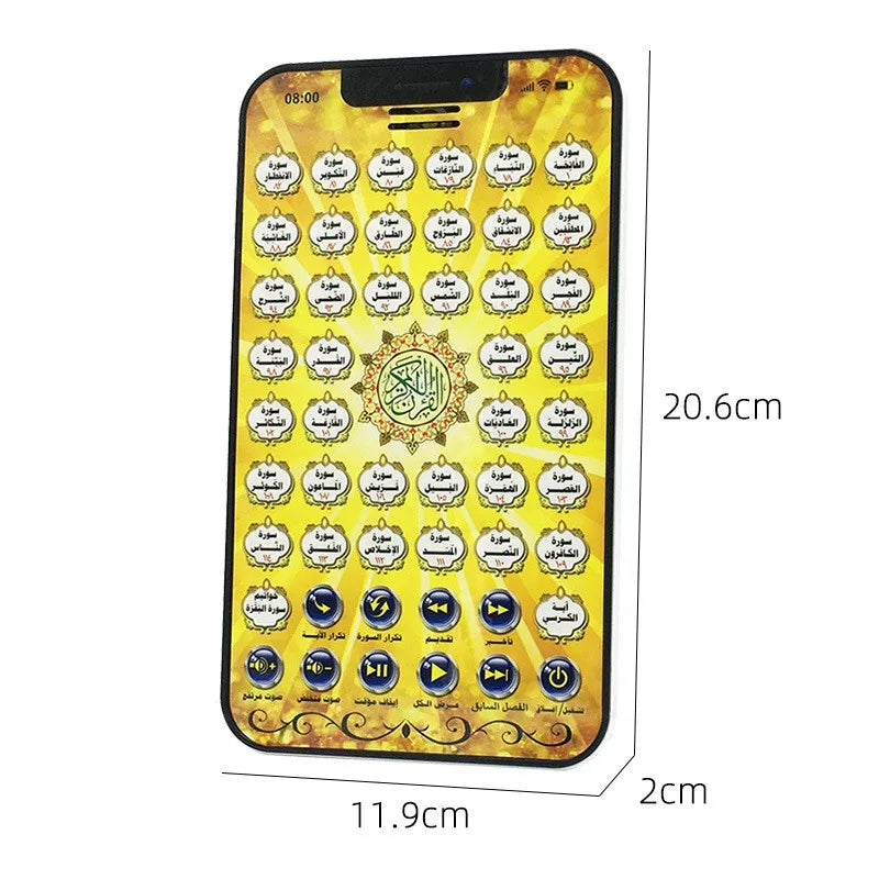 38 Chapters Arabic Quran Islamic Best Gift for Muslim Kids Educational Al Kuran Learning Machine Toys Tablet Toy Pad  Kid