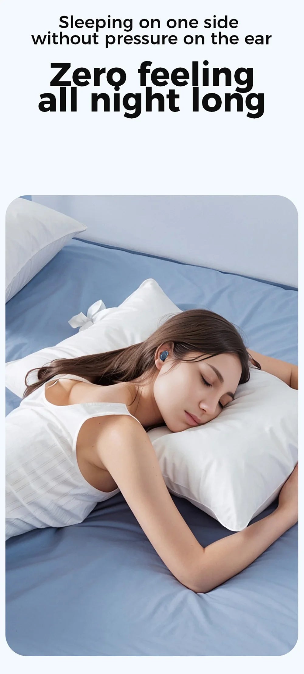 Ear Plugs for Sleep Ultra Soft Reusable Noise Reducing Flexible Silicone Earplugs for Sleeping Travel Concerts Deep Focus