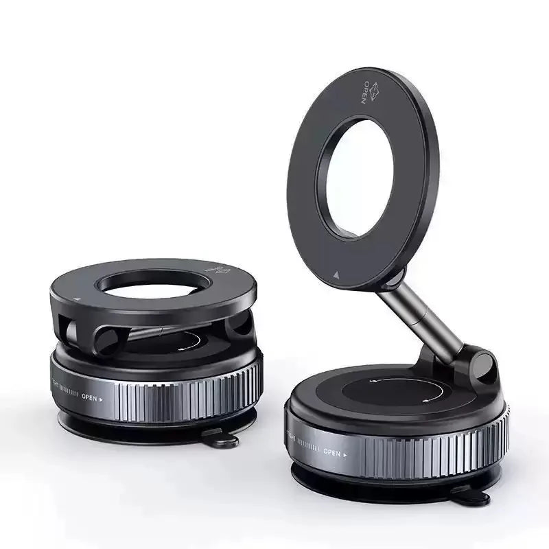 Magnetic Phone Holder Car Phone Holder Foldable Design 360° Adjustable VacuumMount for Car/Desk/Bathroom/Universa