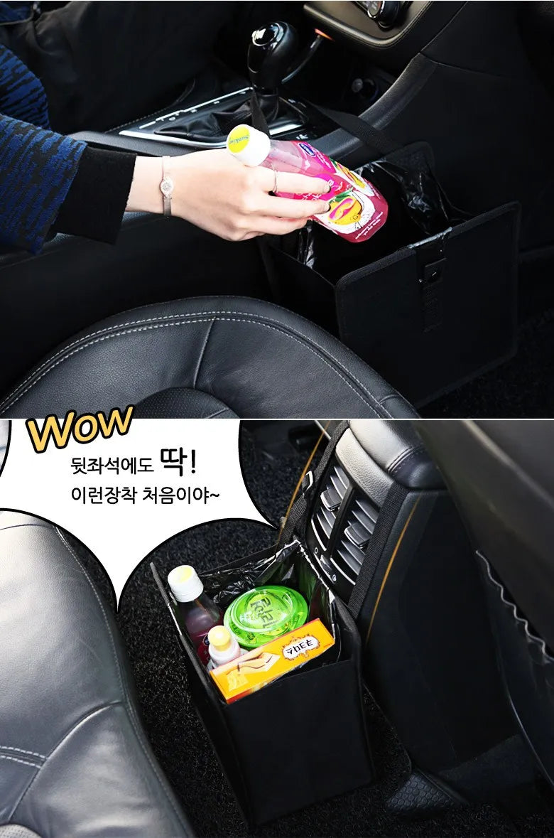 Waterproof Car Trash Can Bin Auto Car Accessories Organizer Garbage Dump For Trash Can Cars Storage Pockets Portable