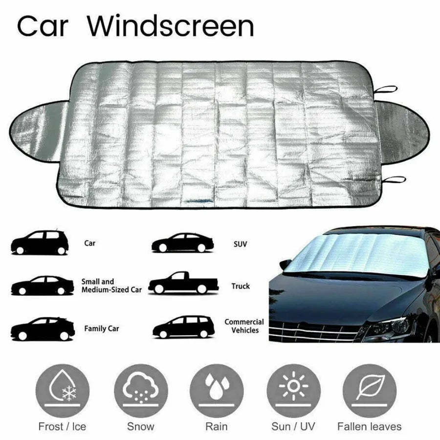Car Windshield Sunshade Curtain Front Window Sun Shade Protector Foldable Car UV Protection Sunshade Auto Windscreen Visor Cover