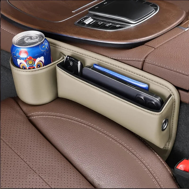 2pcs Car Seat Gap Storage Box, Multifunctional Car Storage Device, Seat Gap Sorting Box, Car Seat Filling Pad, Car Seat Cushion