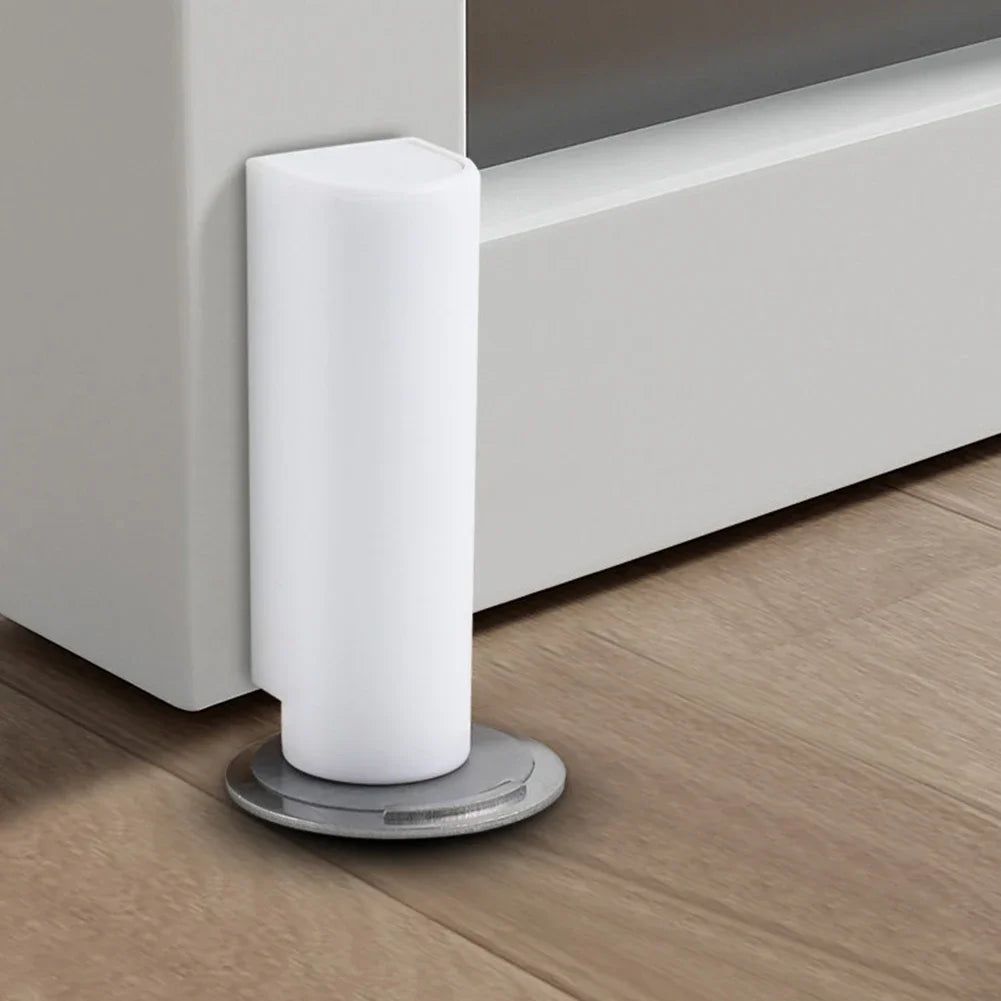 Heavy Duty Magnetic Door Stopper Stainless Steel Doorstop Black Without Punching Door Suction Door Holder Door Hardware Touch
