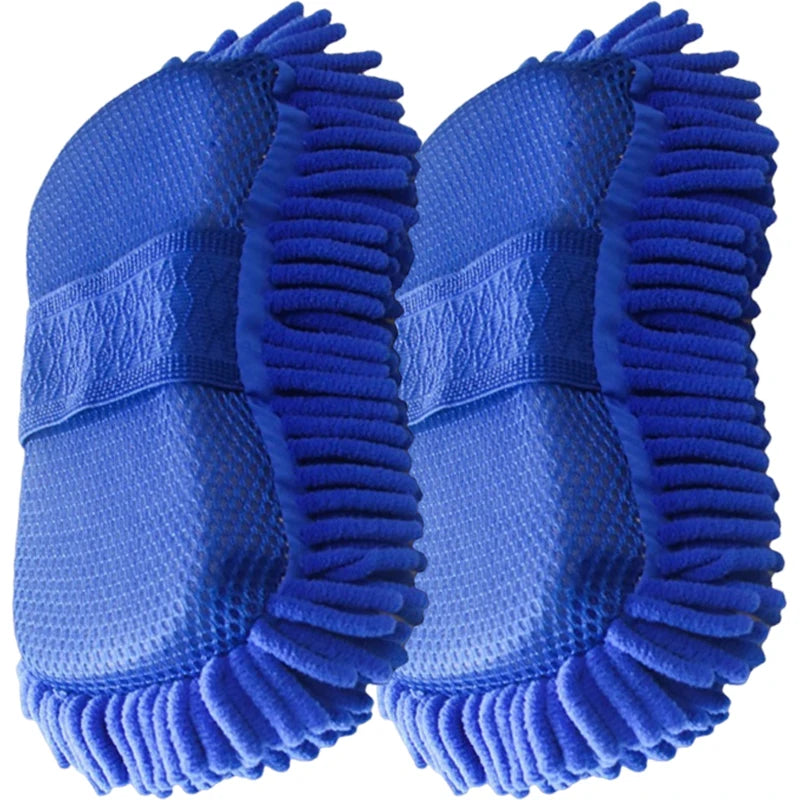Auto Gloves Car Washing Accessories  Car Cleaning Brush Cleaner Tools Microfiber Cars Washer Sponge Cleaning Washing Towel