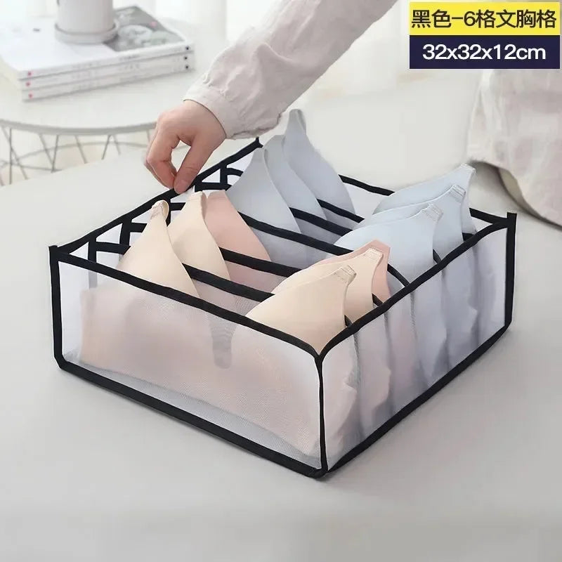 Closet Organizer Underwear Organizer for Wardrobe Clothes Cabinets Drawer Organizers Bra Socks Storage Organizer Box