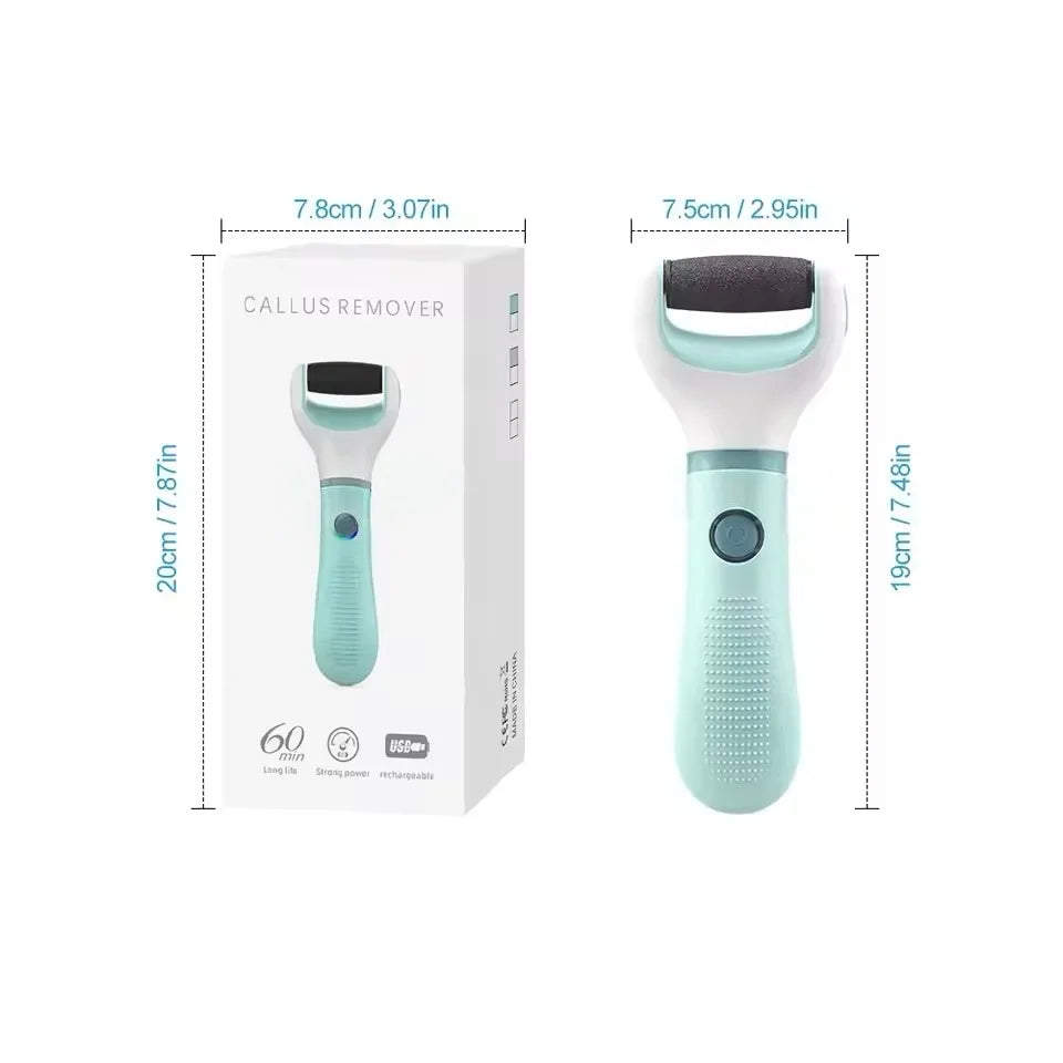 Electric Foot Callus Remover Kit, Rechargeable Waterproof Foot Scrubber File, Professional Pedicure Tools kit Feet Care for Dead