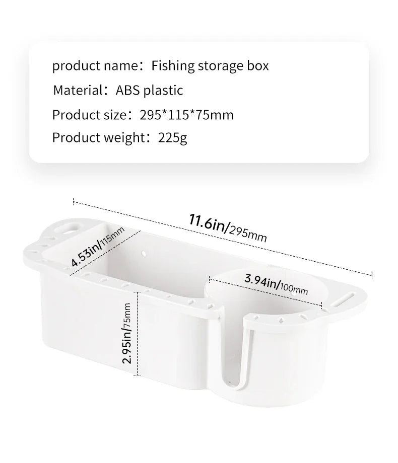 Marine Storage Caddy Box Can Cup Holder Yacht Pontoon Fishing Cabin Storage Tray Bracket Organizer Storage Tools