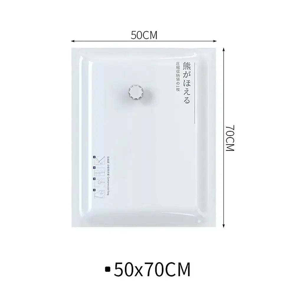 New Reusable Vacuum Bags for Travel Dustproof Space Saver Vacuum Compression Bag Waterproof Luggage Vacuum Storage Bag Backpack