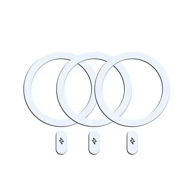 Magnetic Metal Plate Ring for Magsafe Wireless Charger Iron Sheet Sticker Magnet Cellphone Holder for IPhone 17 16 15 13 Pro Max