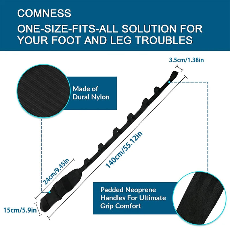 Yoga Stretching Bands Relieve Leg and Foot Tension, Yoga, Pilates, and Rehabilitation Training Leg and Foot Stretching Bands