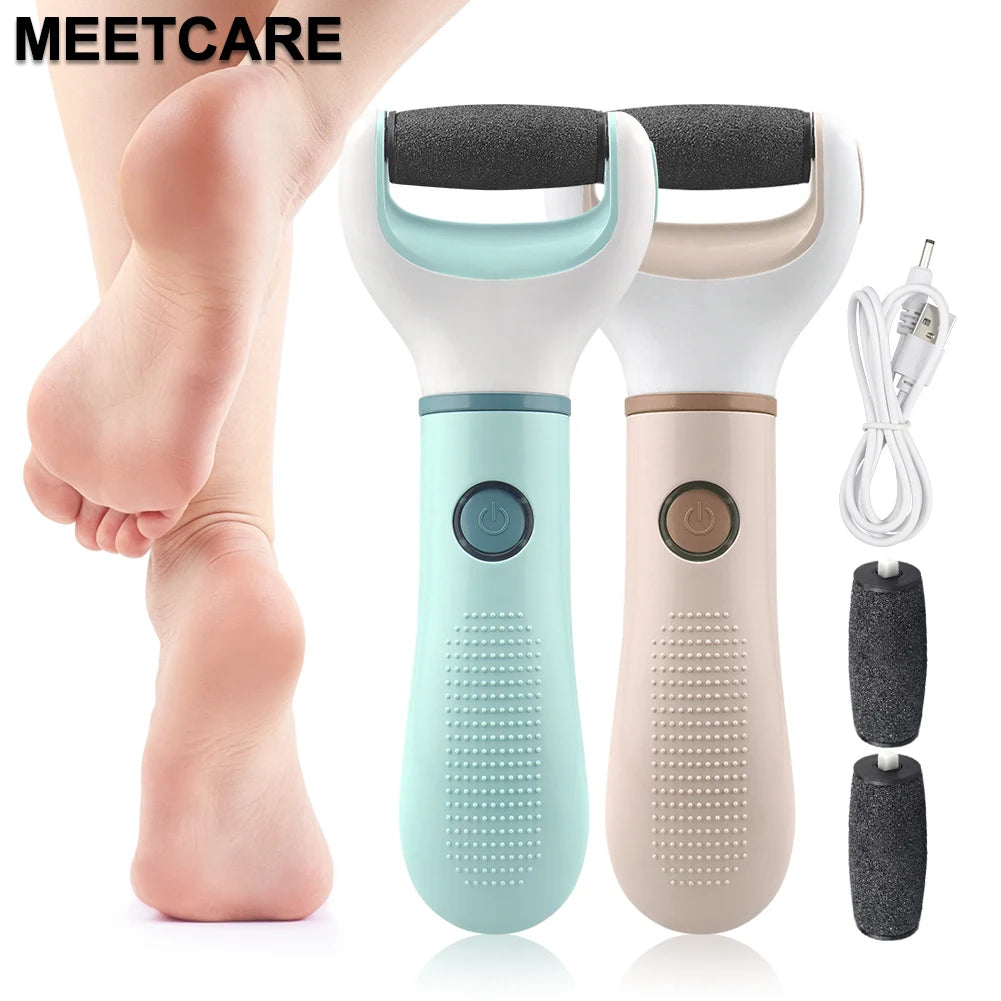 Electric Foot Grinder Dead Skin Remover Feet Scrubber Callus Pedicure Shaver Remove Dry Dead Cracked Safe Foot Care Repair