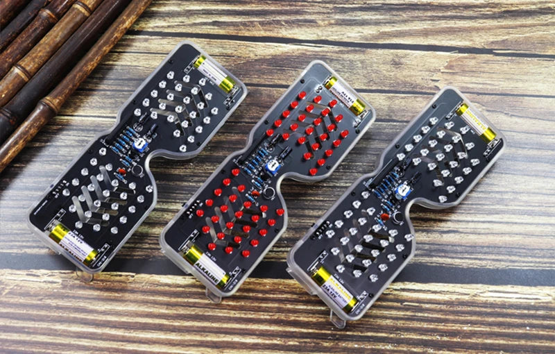 Voice Activated LED Light Emitting Glasses Making Kit Light-emitting Diode Flashing Light DIY Electronic Kit Soldering Assembly