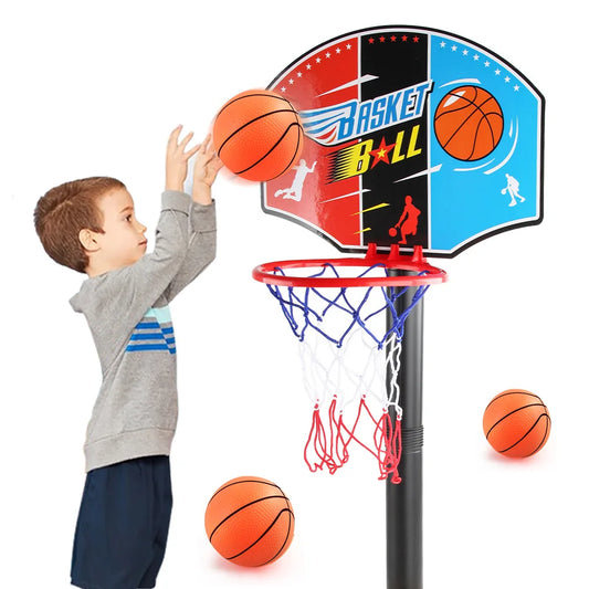 Toddler Adjustable Basketball Hoop 52-115CM Stand Rack for Kids Baby Outdoor Indoor Ball Sport Backboard Rim Shoot Children Toy
