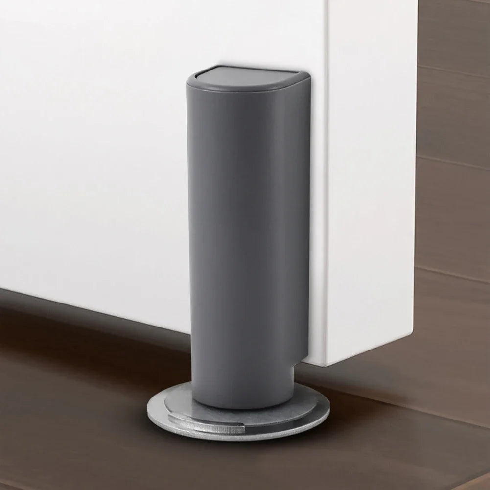 Heavy Duty Magnetic Door Stopper Stainless Steel Doorstop Black Without Punching Door Suction Door Holder Door Hardware Touch