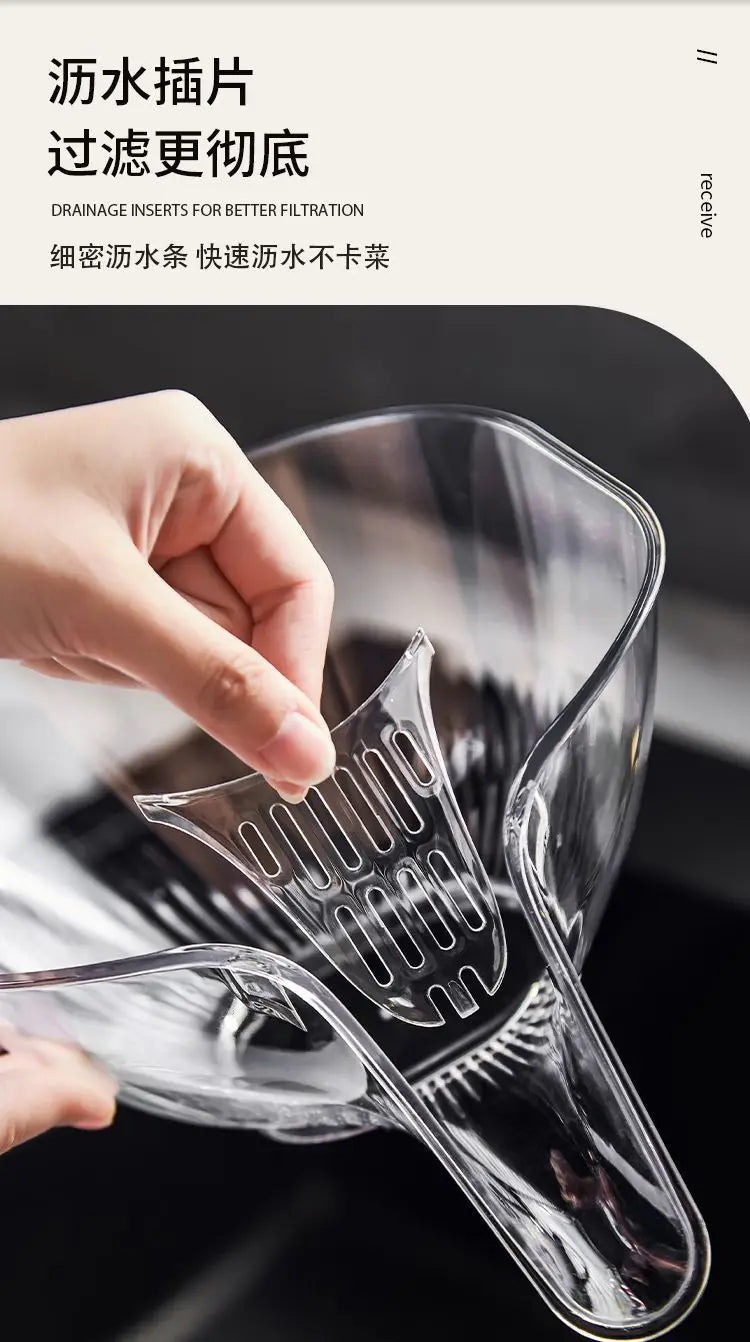 Multi-functional Drain Basket Sink Kitchen Sink Strainer Basket Strainer Sink Washing Basket Home Organizer Drain Fruit Strainer