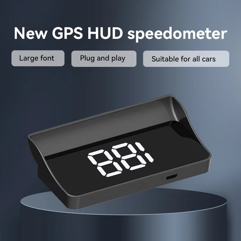 Xiaomi Car HUD GPS Head Up Display New Style Digital Speedometer Projector HD Speed km/h Windshield for Car Accessories