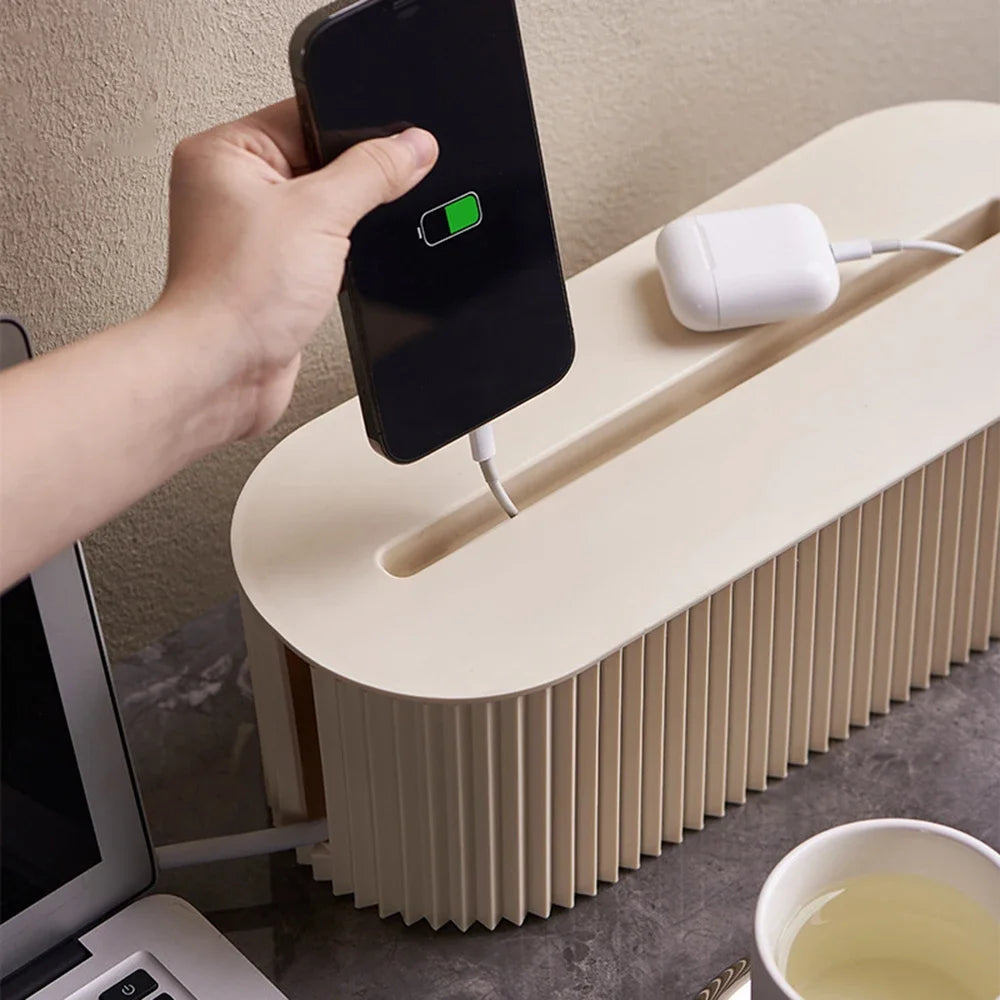 Household Socket Board Organizer Box, Multi-Functional Cable Management Box, Data Cable, Multi-Purpose Organizer And Finishing