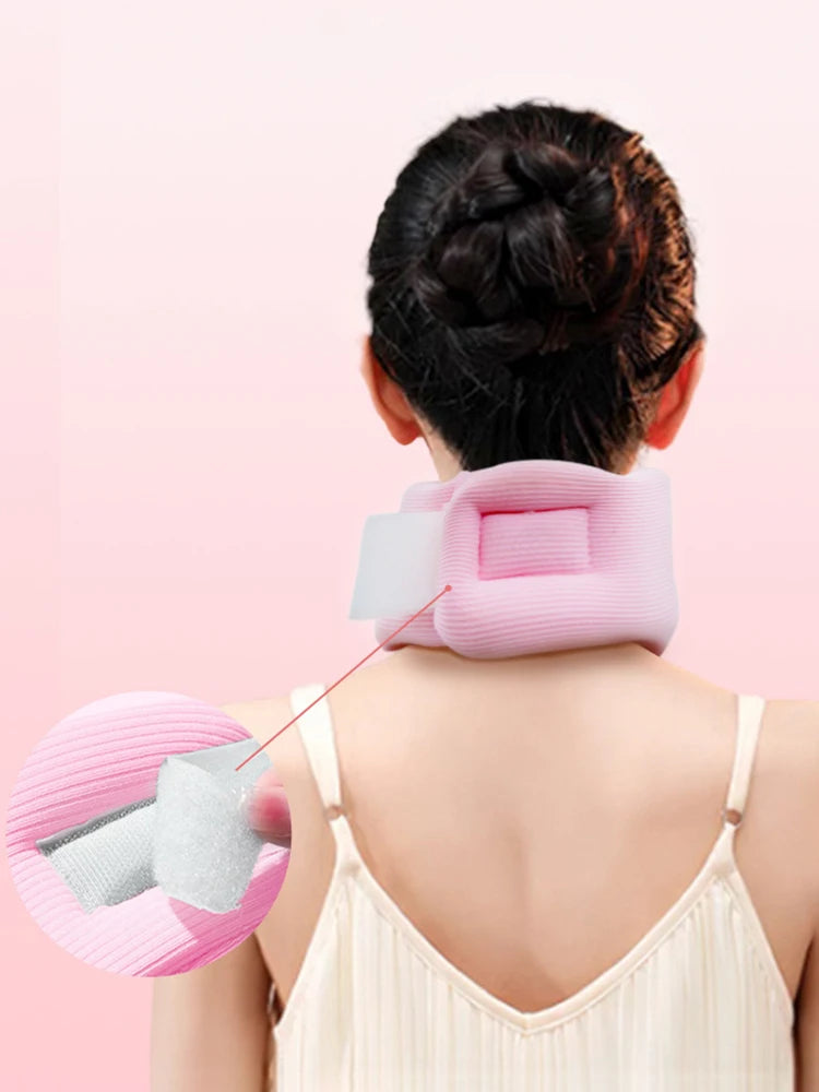 Neck Brace Anti Bowing And Neck Protection Household Portable Neck Forward Leaning Cervical Corrector Breathable Neckband Cover