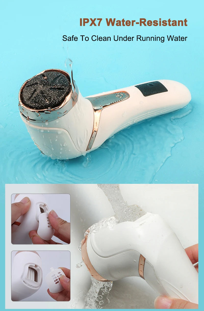 Electric Pedicure Tools Foot Care File Leg Heels Remove Hard Cracked Dead Skin Callus Remover Feet Foot Files Clean Care Machine