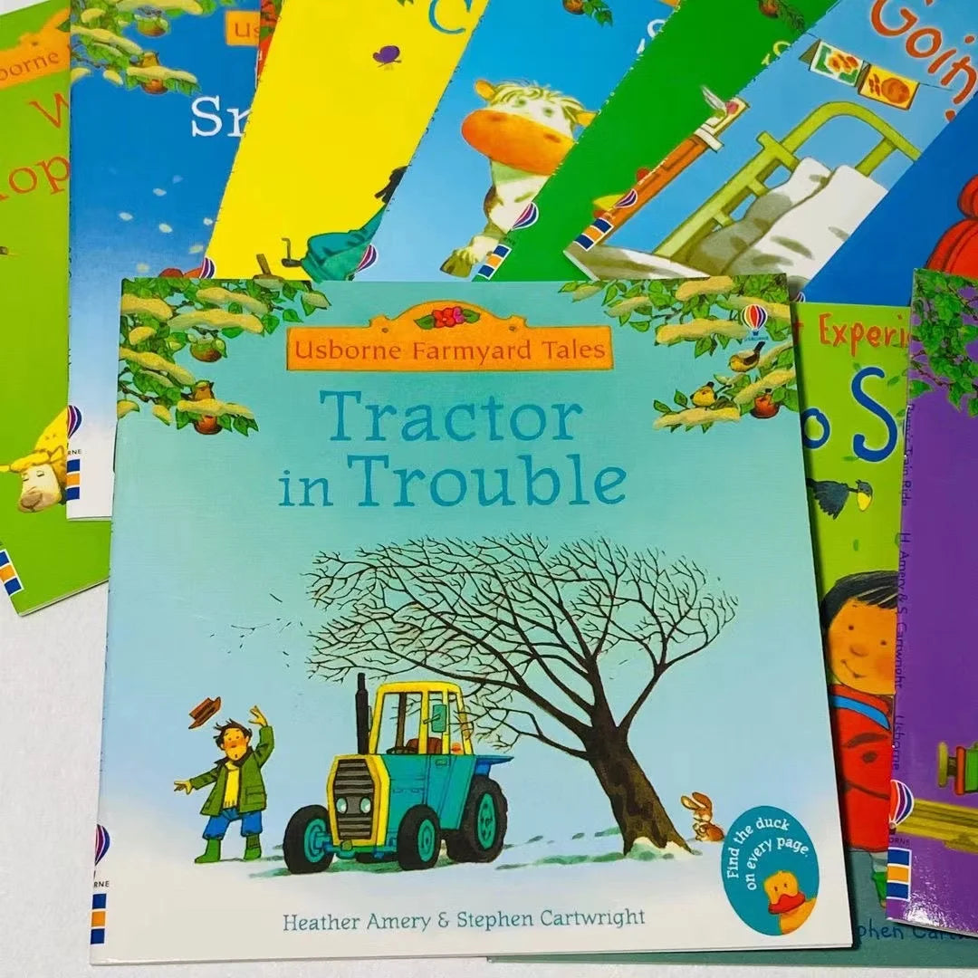 20 Books/set  Kids Usborne Picture Books for Children Baby Famous Story English Child Book Educativo Infantil