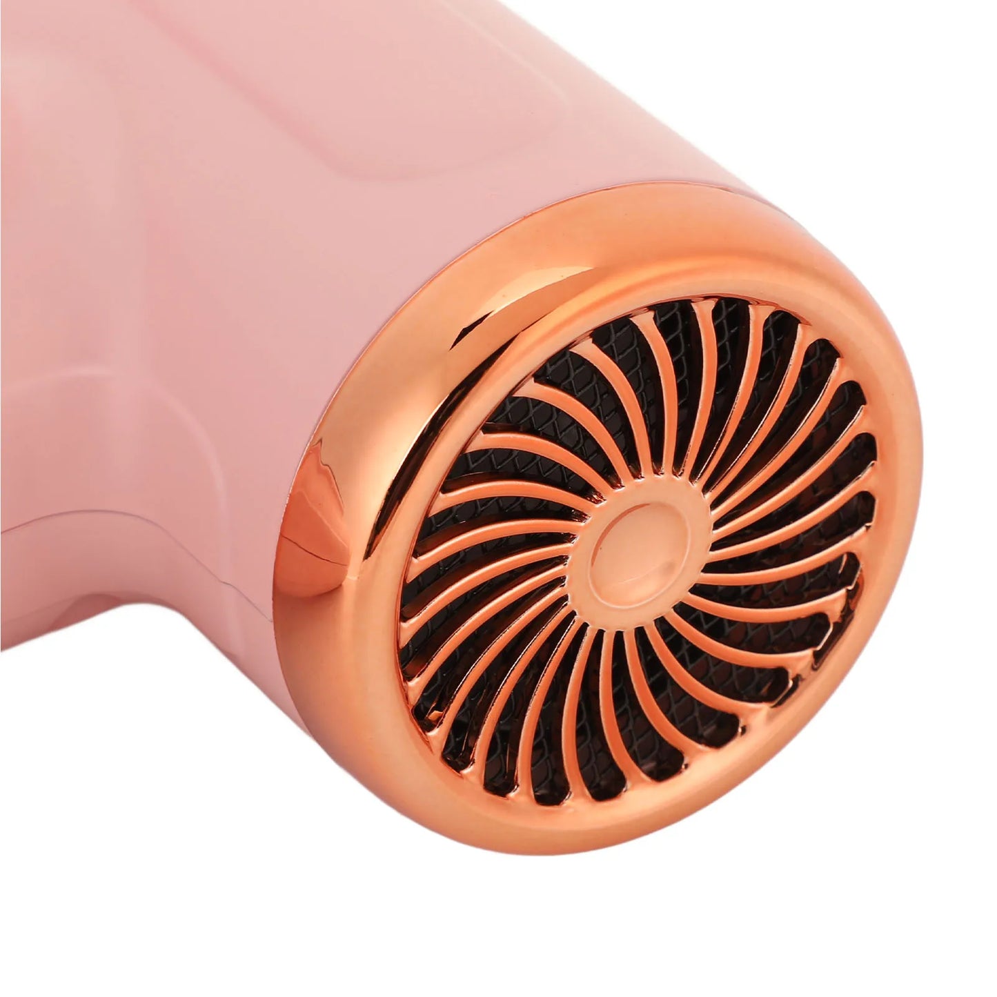 Portable Hair Dryer USB Charging Ergonomic Grip Hot and Cold Air Hair Dryer 200W Fast Drying Lightweight with Nozzle for Travel