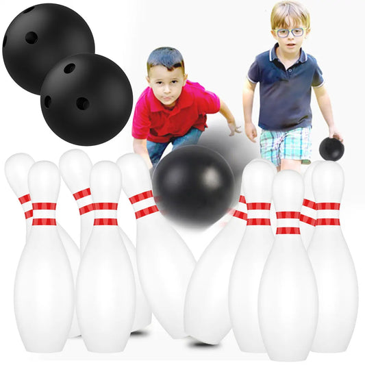 Kids Bowling Set Sports Kids Educational Toys Ball And Pins Bowling Toys Plastic Funny Bowling Set Kids Indoor Ball family game