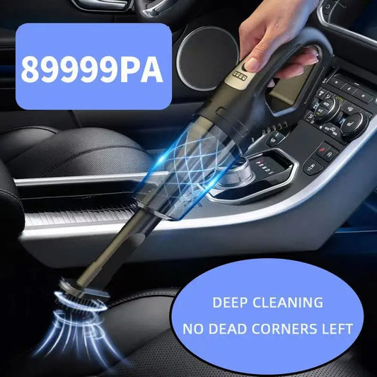 Wireless Vacuum Cleaner Powerful Suction Rechargeable Handheld Vacuum Cleaner Quick Charge for Car Home Pet Hair