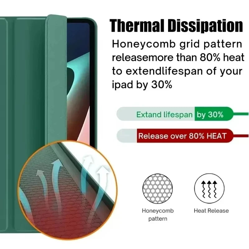 For Xiaoxin Pad 2024 Case 11 inch Auto Wake Stand Tablet Cover funda For Lenovo Tab M11 TB330FU TB331FC Magnetic Smart Case Capa