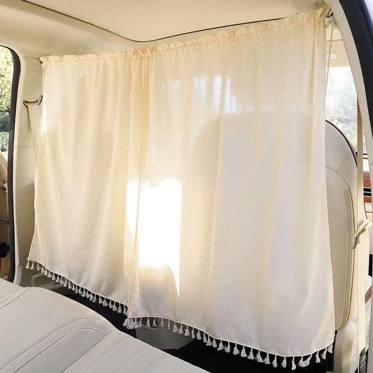 1 pc Car privacy partition curtains car front and rear anti-peeping blackout curtains middle sunshade car sunshade