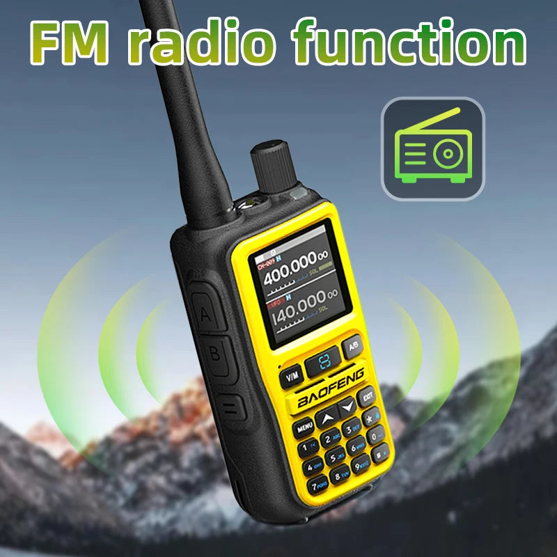 1PC Baofeng UV 5RMINI Wireless Frequency Reading Walkie Talkie AM Long Range Multi-Band Type-C Charger Ham Radio