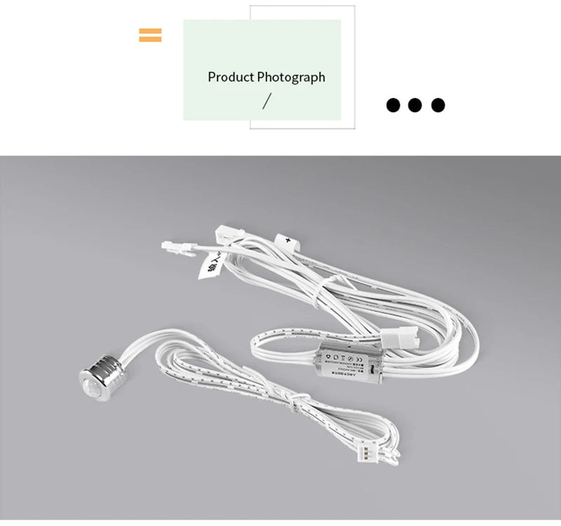 Touch sensor switch Hand Sweep Switch 5A 12V-24V IR Motion Sensor Hand Wave Scan Smart LED Closet Cabinet light/Wardrobe lamp