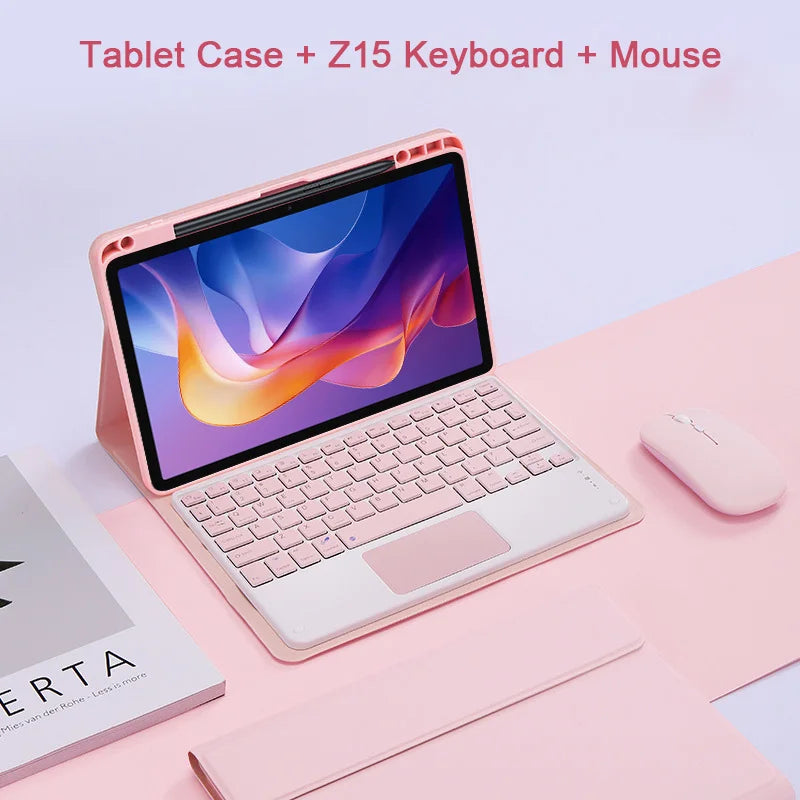 Keyboard Case for Xiaomi Redmi Pad 2 Case, Keyboard Cover For Redmi Pad 2 11-inch Tablet Case Wth Pencil Slot