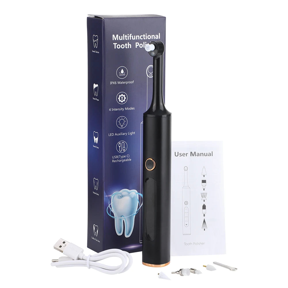 Electric Dental Teeth Polisher Ultrasonic Teeth Cleaner Oral Irrigator Calculus Stain Plaque Remover Tartar Teeth Whitening Kits