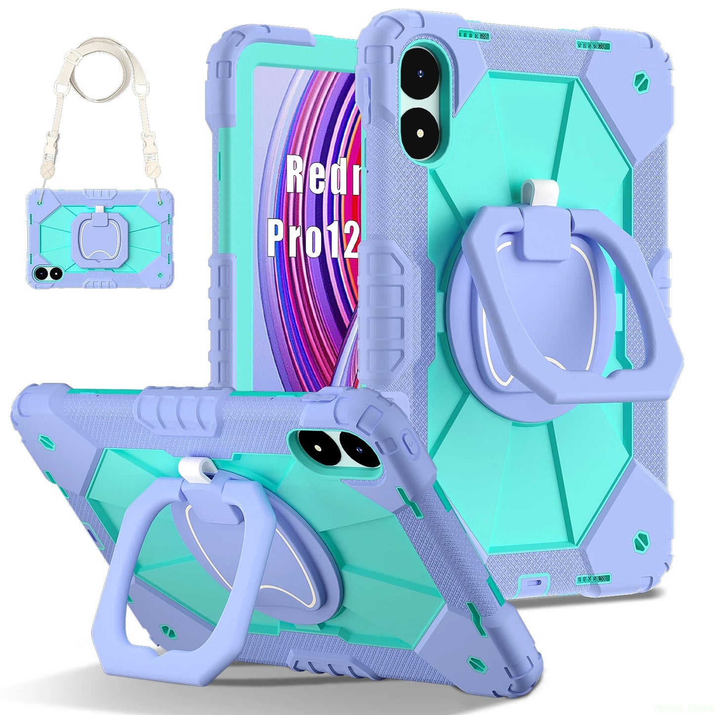 Kids Case For Redmi Pad Pro 12.1 inch 2024 5G Xiaomi Poco Pad 12.1 inch Generation tablet Stand Shockproof Cover pc tablet shell
